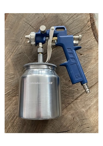 Pro Havalı Boya Tabancası Alt Depo Boya Tabanca Uç 1,5mm Yedek 1,8mm