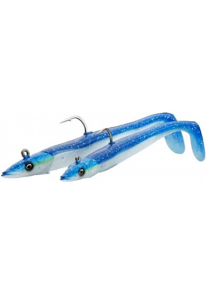 Sandeel V2 14 cm 33 gr 2+1 Blue Pearl Silver modelleri