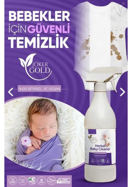 Bitkisel Çok Amaçlı Çocuk & Bebek Ürünleri Temizleyici & Leke Çıkarıcı - 1 Litre fiyatları