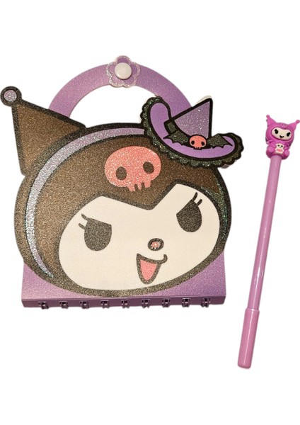 Kuromi Çıt Çıtlı Defter Kalem Kırtasiye Seti-Çanta Defter fiyatları