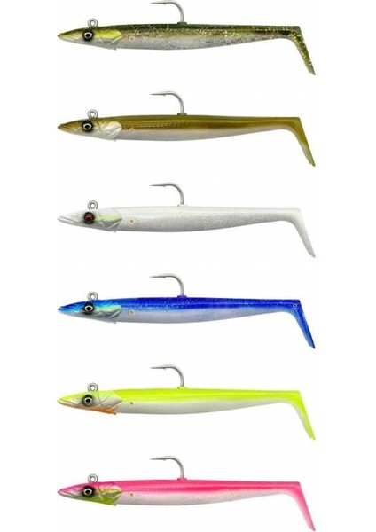 Sandeel V2 15.5 cm 46 gr 2+1 Green Silver