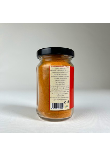 Organik Fit Baharat Karışımı
