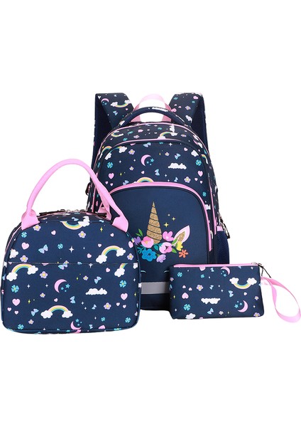 Büyük Kapasiteli Sırt Çantası 3 Parçalı Set (Yurt Dışından)