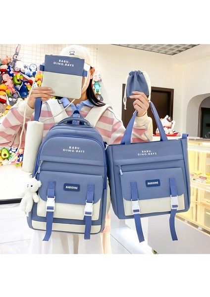 Büyük Kapasiteli Sırt Çantası 5 Parçalı Set (Yurt Dışından) fırsatları