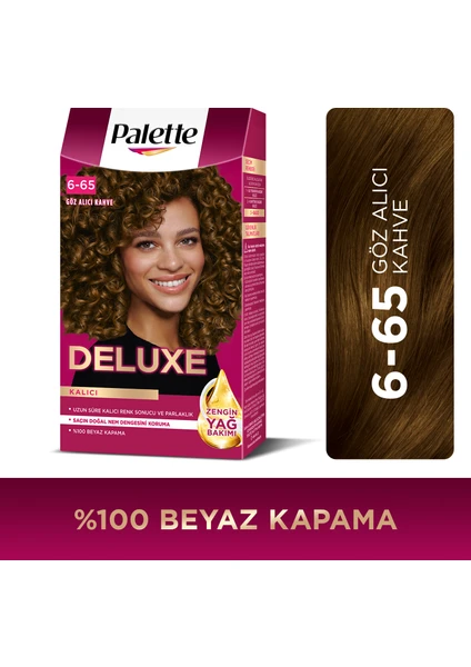 Deluxe Kalıcı Renkler 6-65 Göz Alıcı Kahve Saç Boyası