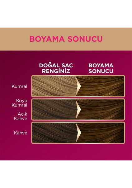 Deluxe Kalıcı Renkler 6-65 Göz Alıcı Kahve Saç Boyası