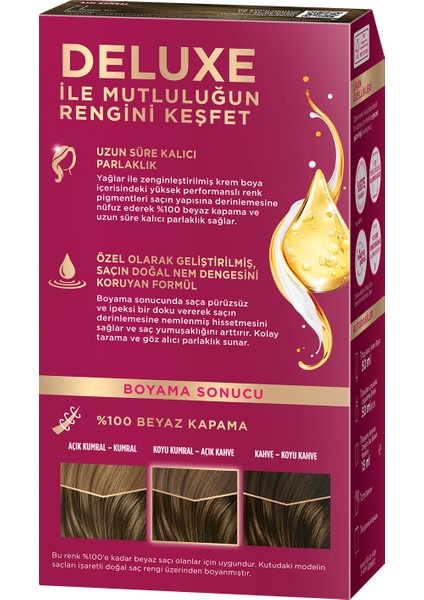 Schwarzkopf Palette Deluxe Yoğun Renkler 7-1 Asil Kumral Saç Boyası