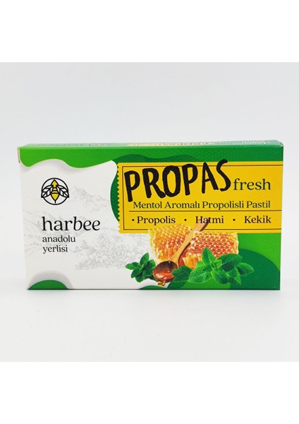 Propas Fresh Mentol Aromalı Propolisli Pastil