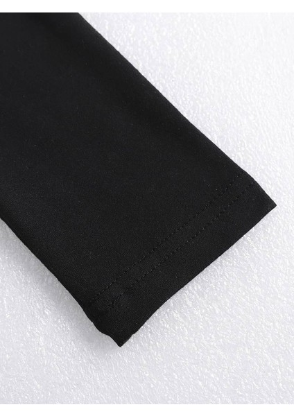 Siyah Darkalıp Slimfit Soft Touch Crew Neck Finger Detail Parmak Detaylı Tesettür Body fiyatları