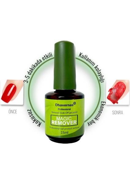 Kalıcı Oje Çıkarıcı (Magic Remover) 15ml