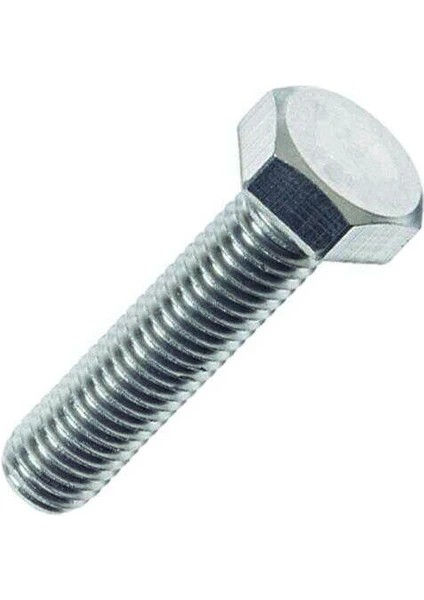 DIN933 M5 16 mm Galv. Kaplamalı Cıvata 60 Adet