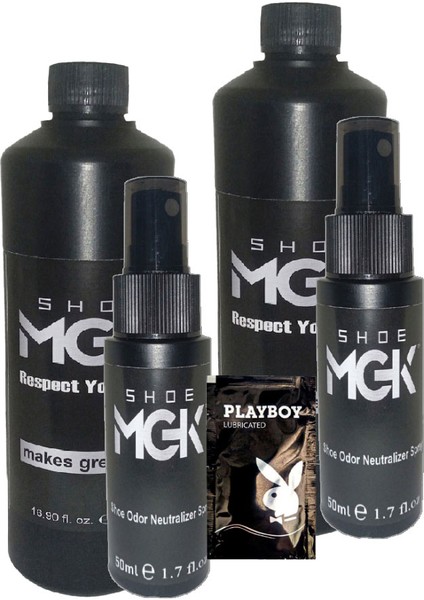 Shoe SNMP20295 Mgk 2ADET 500 ml Ayakkabı Temizleyici Sprey ile Mgk 50 ml Ayakkabı Koku Giderici Sprey + Yanında Jel