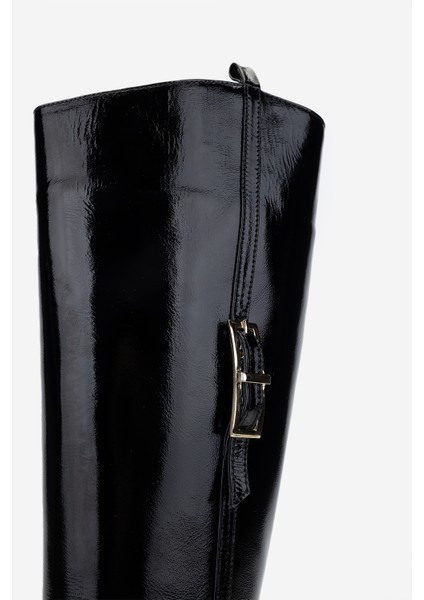 Kadın Siyah Rugan Casual Çizme 33 28539 Bn Czm Sk24-25 Sıyah Krsk Rgn fırsatları