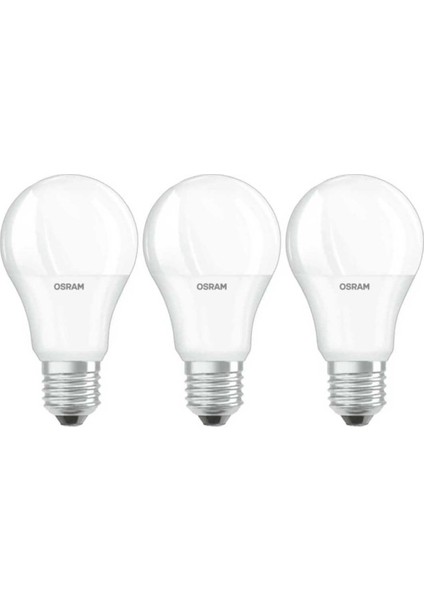 Led Value 10W Beyaz Işık E-27 Ampul 1055 lm 3 lü Paket