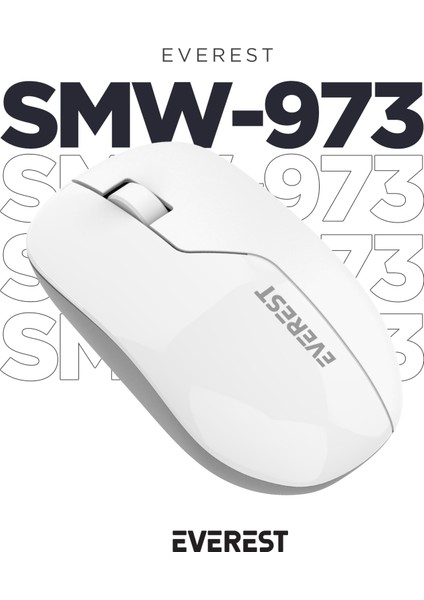 SMW-973 USB Beyaz/gri 2.4ghz Kablosuz Mouse