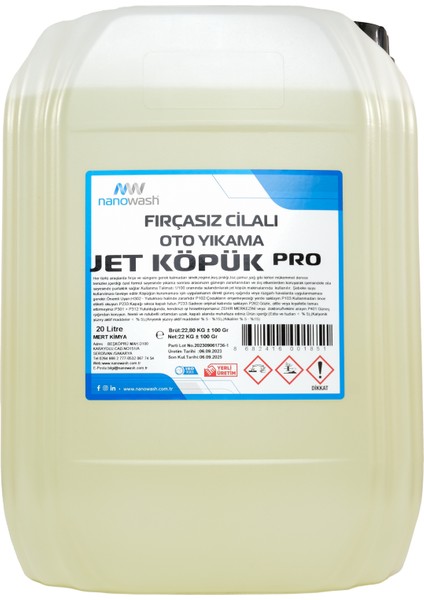 Jet Köpük Pro 20 Lt