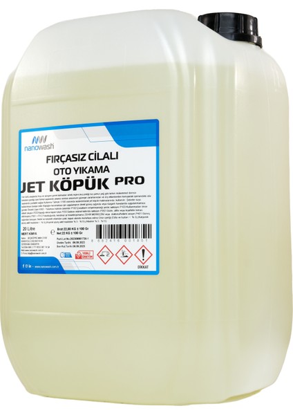 Jet Köpük Pro 20 Lt
