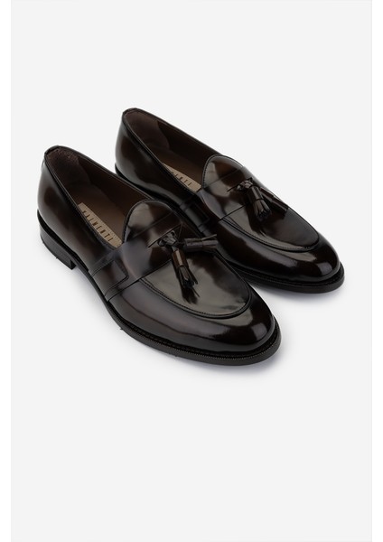 Erkek Hakiki Deri Kahverengi Loafer Ayakkabı 1016 023 Erk Ayk SK24-25 Kahve Dante fiyatları