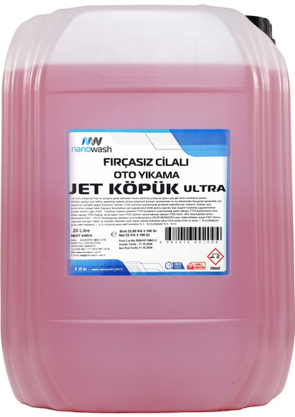 Jet Köpük Ultra 20 Lt