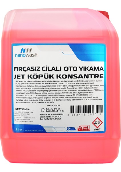 Jet Köpük Konsantre 5 Lt