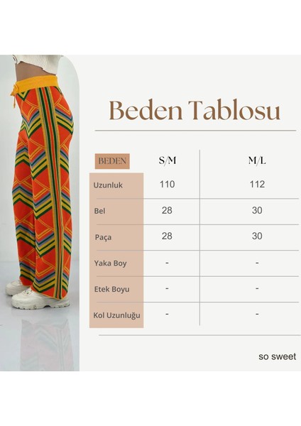 Triko Kumaş Rahat Kadın Pantolon Women Knitwear Pants