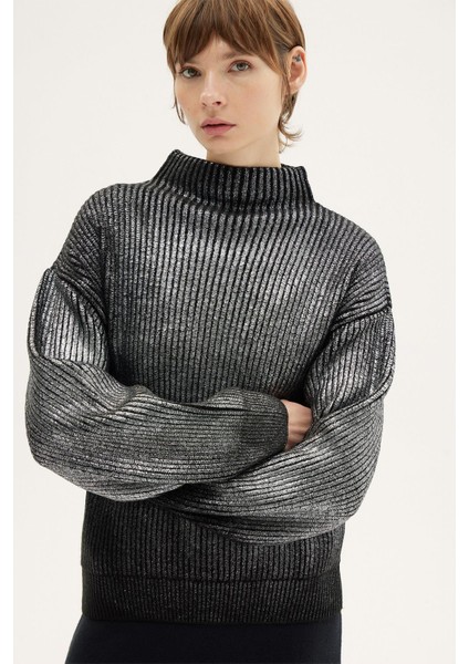 Veronica Triko Kazak Siyah modelleri