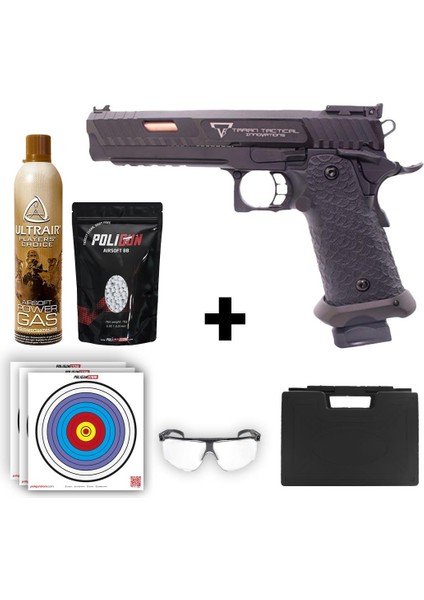Emg / Taran Tactical Innovations™ 2011 Combat Master + Green Gas + 0.20GR Bb + Taşıma Çantası + Balistik Gözlük