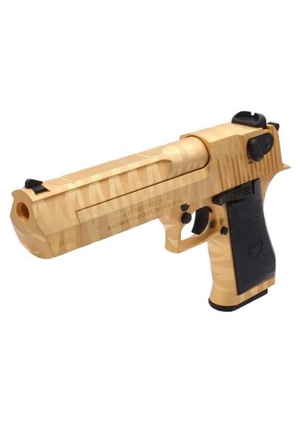 Cybergun Desert Eagle .50AE Altın Kaplan Desen + Green Gas + 0.20GR Bb + Taşıma Çantası + Balistik Gözlük fırsatları