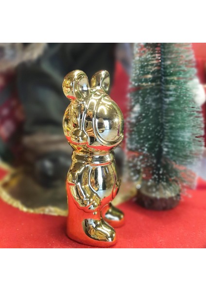 Mickey Mouse Gold Mini Boy Dekoratif Obje 17 cm