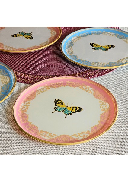Butterfly Effect 6 Lı Pasta Tabağı 21 cm