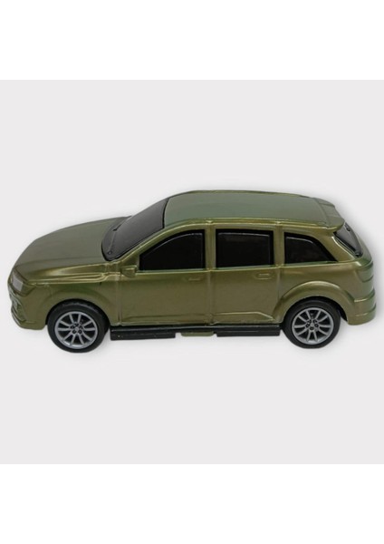 Çek Bırak Arabalar 10 cm - Yeşil Hatchback