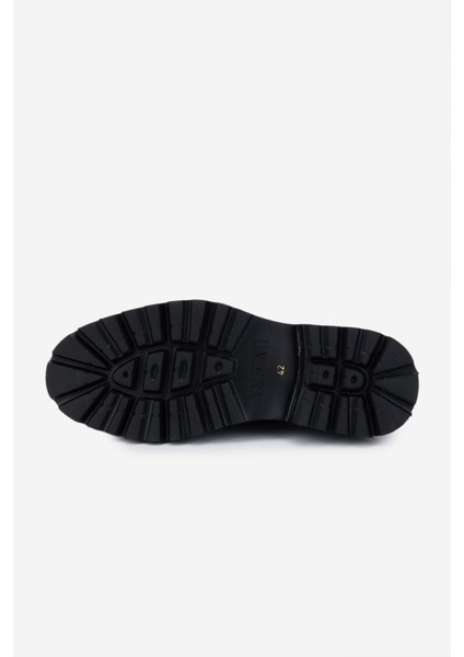 Erkek Deri Siyah Açma Casual Ayakkabı 771 510 Erk Ayk SK24-25 Sıyah Acma fırsatları