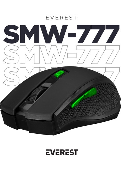 SMW-777 Usb Siyah 2.4Ghz Optik Wireless Mouse