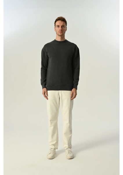 Erkek Asit Yıkamalı Sweatshirt fiyatları
