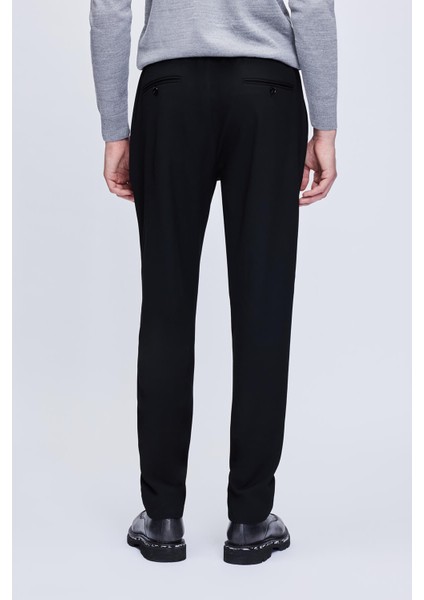 Siyah Rahat Kesim Yandan Cepli Jogger Pantolon indirimleri