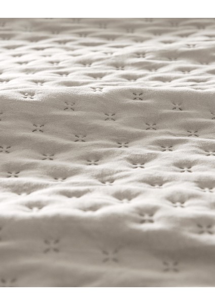 Rennes Tek Kişilik Yatak Örtüsü - Ekru fırsatları