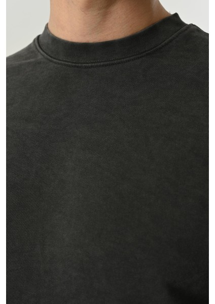 Erkek Asit Yıkamalı Sweatshirt modelleri
