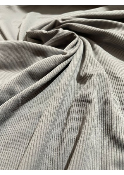 Giyimlik Kaşkorse Kumaş Gri Renk En 150 cm fiyatları