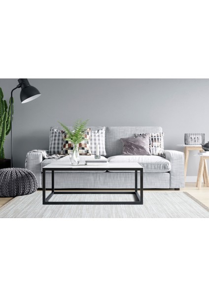 Sateen St 09 Grey Hav Vermez Yıkanabilir Kaymaz Ince Dokuma Modern Makine Dokuması Halı