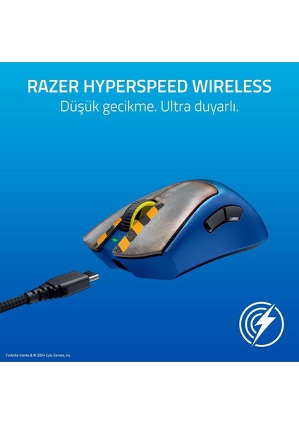 Razer Deathadder V3 Pro Fortnite Edition - Kablosuz Espor Oyun Faresi