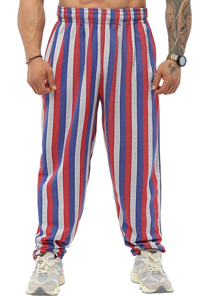 Loose Fit Eşofman Altı Desenli Şalvar Kesim Pantolon Bgsm PNT1381