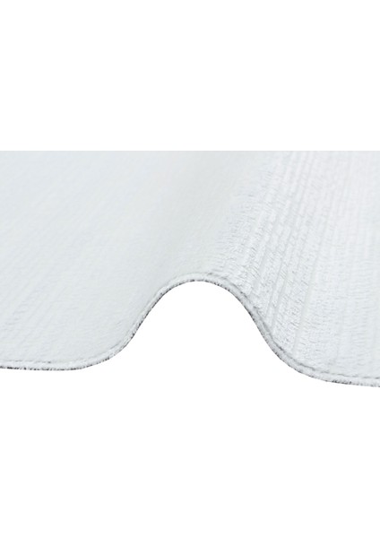 Eko Halı Sateen St 09 White Hav Vermez Yıkanabilir Kaymaz Ince Dokuma Modern Makine Dokuması Halı fiyatları
