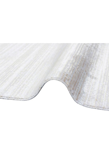 Eko Halı Sateen St 09 Beige Gold Hav Vermez Yıkanabilir Kaymaz Ince Dokuma Modern Makine Dokuması Halı fiyatları