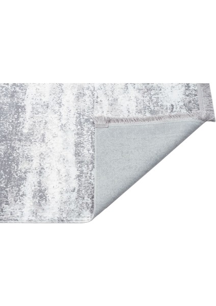 Sateen St 01 Grey Hav Vermez Yıkanabilir Kaymaz Ince Dokuma Modern Makine Dokuması Halı modelleri