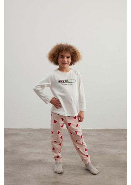 Erkek Çocuk Pamuklu Uzun Kollu Pijama Takımı