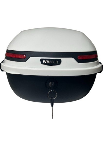 Wheelıe XT21-W 28 Litre Motosiklet Arka Çanta Beyaz Su Geçirmez