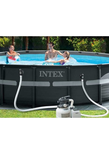 26330np Ultra Xtr Yuvarlak Prefabrik Aile Havuzu 549cmx132cm Merdiven+Filtre+Örtü Set