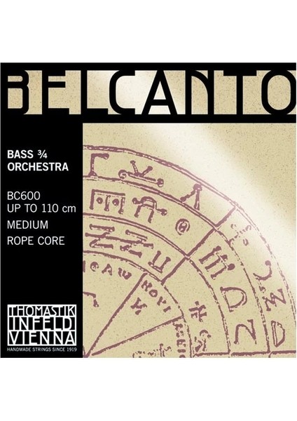 Kontrbas Aksesuar Belcanto Tel Orkestra Thomastik Infeld TH-BC600