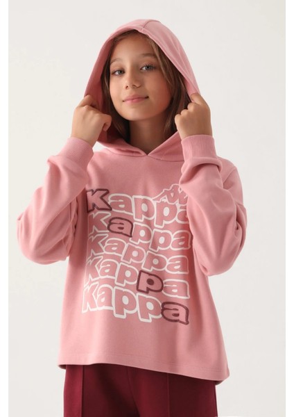 Pamuk Kapüşonlu Kız Çocuk Sweatshirt 321U4KW