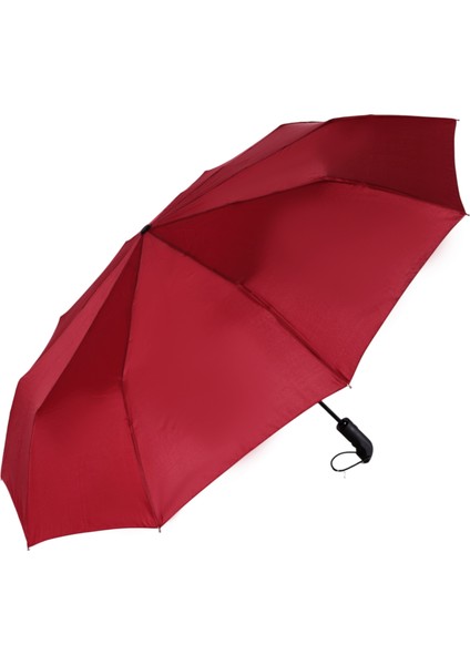 Moods Up Premium Bordo Otomatik Şemsiye, Rüzgara Dayanıklı, Hızlı Kuruyan, Hafif, Kılıflı